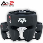 Fadi Sports Cowhide Leather Boxing Headgear L xl Black Sparring Guard