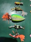 Lot Of 24 Vintage Fishing Lures With Plastic Case