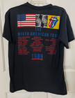 Vintage Rolling Stones 1989 North American Tour Tee Size Large