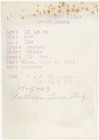 Leroy Barnes Pullman Thief Orig 1940s Oakland California Police Mug Shot Photo