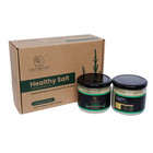 Saltwise Green Salt Glass Jar Set     2x200g  Low Sodium  Gourmet  Salicornia