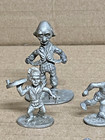 Vintage Spoontiques Pewter Mini Figurines 1970s-1980s 11 Lot Clown Chef Police