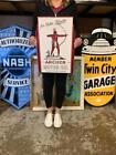 Antique Vintage Old Style Sign Archer Motor Oil Made Usa