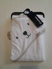 Gerber Baby White   Tan Terry Hooded Bear Towel New With Tags