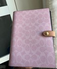 Coach Pink Women s Organizer Day Planner With Snap Closure