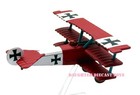 Wwi Red Baron Triplane Adult Collector Heavy Diecast Metal-w stand-pristine 