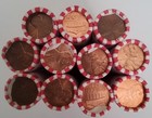 Lincoln Cents pennies 10 Full Rolls  Bank Sealed Unsearched  Treasure Find