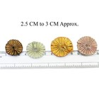 Gota Patti Flowers Appliques Patches Embroidery Craft Making Set 4 Color  100pcs
