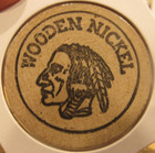 Vintage Posty s Pub Bellevue  Ne Wooden Nickel -  1 Token Nebraska