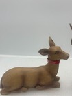Vintage Pair Of Deer Reindeer Figurines Christmas Decor