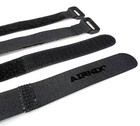 Airnix 4pc 22  X  75   19    Useable  Nylon Hook   Loop Cinch Strap Plastic Buckle