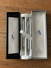 Vintage Cross Chrome Luster Pen And Mechanical Pencil Set Boxed Made In Usa Euc