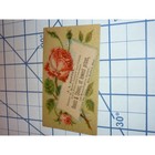 Antique Victorian Trade Card Js Bonney Boots Shoes New Bedford Ma Red Rose Litho