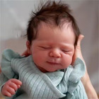 18 Inch Real Life Reborn Baby Dolls Silicone Full Body Girl Realistic Baby Dolls