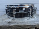 Vintage Ludwig 5x14 Black Galaxy Aluminum  Snare Drum Stand Case Read Repair 
