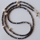 Eyeglass Chain 27  Black Cat Beaded Holder Strap Lanyard Glasses Icandy