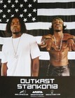 Outkast  stankonia  2-sided U s  Promo Poster-duo In Front Of Flag   Dressed Up 