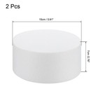 Round Foam Cake Dummy 6 Inch X 2 8 Inch Circle Dummy Cake Set For Wedding 2 Pack