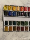 Winsor   Newton Cowman Watercolor Lot Of 45 Half Pans Plus 8 Metallic