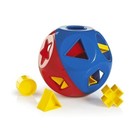 Tupperware Kid Toy Classic Shape O Ball Toy Sorter With 10 Shapes Blue Red New