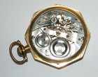Antique 1920 12s Burlington 21 Jewel 14k Gold Strata Pocket Watch Grade 273 Runs