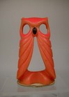 Vintage Gurley Orange Halloween Owl Candle Holder Only