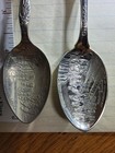 Silver Plated Souvenir Spoons 1892 Columbian Expo Columbus  William Roger s Chi