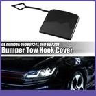 16d807241 Front Bumper Tow Hook Eye Hole Cover Single Custom For Vw Jetta Black