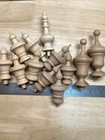 Finials Clock - Vienna - Gustav- Becker Grandfather-oak And Beach Wood