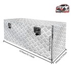 42 x 17 x 19  Aluminum Pickup Truck Trunk Bed Tool Box Trailer Storage lock