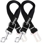 Vastar Adjustable Pet Dog Cat Car Seat Belts Safety Leads Vehicle Travel Pack 2