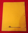 Vintage Davis Backhoe Model 210 Operation   Service Instructions Manual