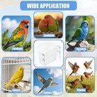 2pcs Bird Dishes For Cage  Hanging Bird Food Water Bowl Cups Small Bird Feede