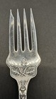 Antique 1847 Rogers Bros Triple Plated Salad  Fork - Charter Oak Pattern - Rare