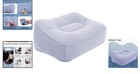 Lightweight Inflatable Cushion - Travel Foot Rest For Airplanes   Offices  Grey