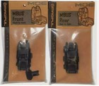 New Flip Up Sight New Generation Front   Rear Back Up Sight Set Black