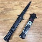 9  Milano Scarface Black Tactical Spring Assisted Open Survival Pocket Knife