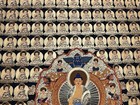 Rare Hand Painted Tibetan 75 Buddha Series  Mandala Thangka Painting Om Yoga 24