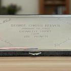 Webster Wilcox  International Silver Plate Cigarette Box 1965 Crypt Wood Vintage