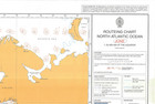 5124 6  Routeing Chart North Atlantic Ocean June Chart Map Marine Wall Admiralty