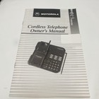 Motorola Cordless Phone Model 610 - 1997 With Manual