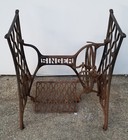 Antique Singer Treadle Sewing Machine Cast Iron Base Stand Table