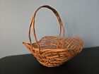 Wicker Basket Decor - Set Of 4 Eclectic Boho Farmhouse 3woven Baskets  1 Wreath