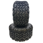 Set Of 2 - 25x13 00-9 4 Ply 350mag Tire  compatible With M118819  Am143569 