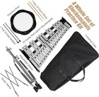 Glockenspiel Kit 30 Note  Music Stand  8  Practice Pad mallets  Drumsticks  Bag