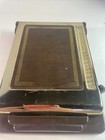 Vintage Bates Cavalier List Finder Gold Chrome Brown Used Address Book Usa