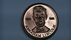 Abraham Lincoln Peace Unity Freedom Mini Medal Honest Abe Coin Token Log Cabin