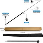 2 2m Rtk Gps Prism Range Pole Portable Rod Double Scale Meter And Feet