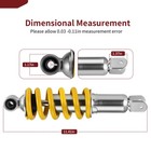 Heavy Duty Rear Shock Absorber Yellow For Honda Xr100r 1985-2003 52400-kn4-013za