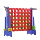 Giant Connect 4 In A Row Set Outdoor indoor Garden Family Fun Game Kids Toy Hoop